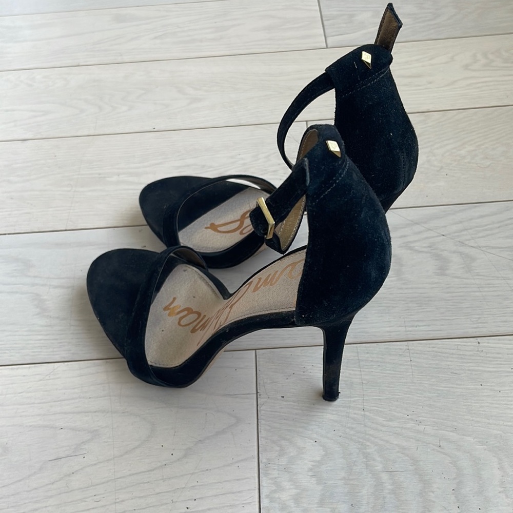 Sam Edelman Eleanor Heeled Sandals - 8 Black